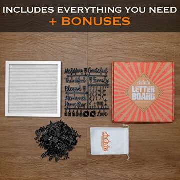 10x10 Felt Letter Board for Baby Announcements and Messages