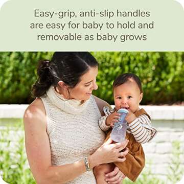 NUK for Nature Learner Cup, 10 oz, 9+ Months – BPA Free, Spill Proof Sippy Cup