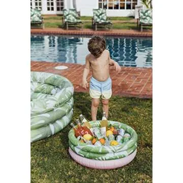 FUNBOY TROPICALDRINK Inflatable, One Size, Tropical Palm Drink Cooler