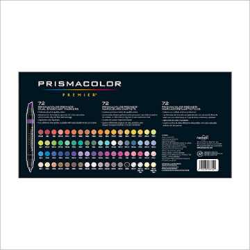 Prismacolor Premier Dual-Ended Art Markers, Alcohol Marker Set, 72 Count - Assorted Colors, Perfect for Adult Coloring, Drawing, Art Supplies, Bible Study Supplies