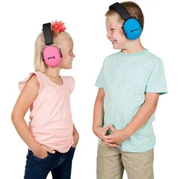 Snug Kids Ear Protection - Noise Cancelling Sound Proof Earmuffs/Headphones for Toddlers, Children & Adults (Red)
