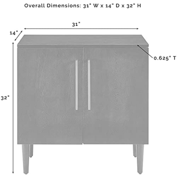 Crosley Everett Accent Storage Cabinet for Records & Media