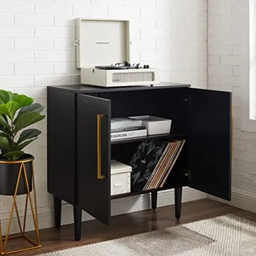 Crosley Everett Accent Storage Cabinet for Records & Media