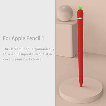 Cute Love Mei Apple Pencil Silicone Sleeve for iPad