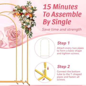 Dovnis Arch Backdrop Stands for Elegant Events