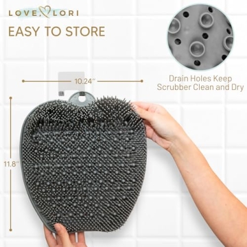 LOVE, LORI Premium Shower Foot Scrubber for Smooth Feet