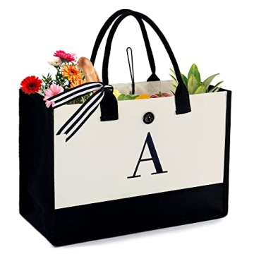 BeeGreen Embroidered Personalized Tote Bag for Her