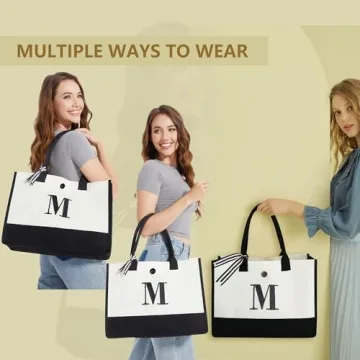 BeeGreen Embroidered Personalized Tote Bag for Her