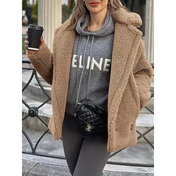 PRETTYGARDEN Women's Sherpa Coat for Cozy Winters
