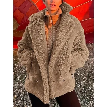 PRETTYGARDEN Women's Sherpa Coat for Cozy Winters
