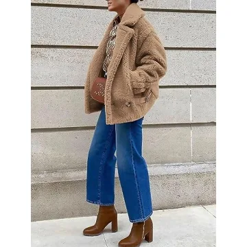 PRETTYGARDEN Women's Sherpa Coat for Cozy Winters