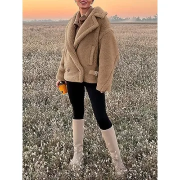 PRETTYGARDEN Women's Sherpa Coat for Cozy Winters