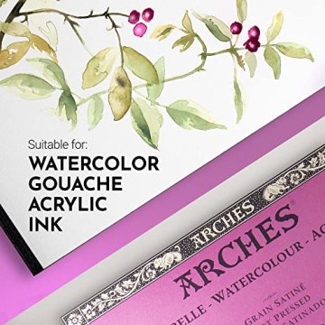 Arches Watercolor Block 9x12 - Premium Cotton Art Paper