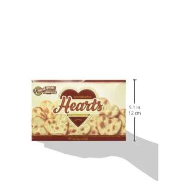 Valley Lahvosh Hearts Crackers 4.5 oz (Pack of 4)