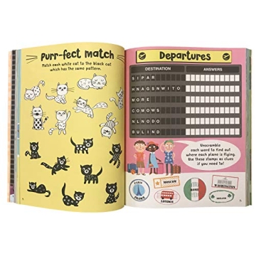 Giant Book of Puzzles: Endless Fun for Kids 5+