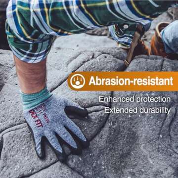DEX FIT FN330 Work Gloves - Comfortable & Touchscreen Compatible