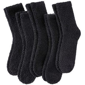 Warm Fluffy Women's Fuzzy Socks 5 Pack