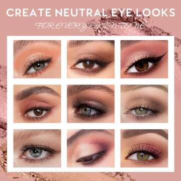 UCANBE Neutral Matte Eyeshadow Palette - 15 Colors for All