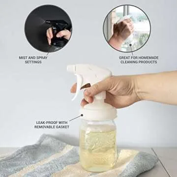 reCAP Mason Jar Spray Lid - Eco-Friendly & Leak-Proof