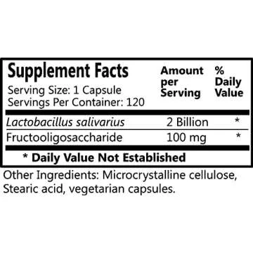 Daily L-Salivarius Probiotic for Oral and Gut Health