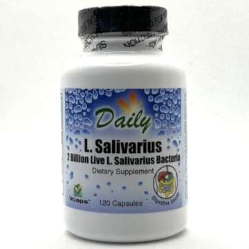 Daily Manufacturing L-Salivarius (Probiotic) 120 Delayed-Release Capsules