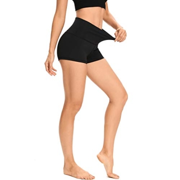 LXNMGO Women's 2" High Waist Yoga Shorts for Tummy Control
