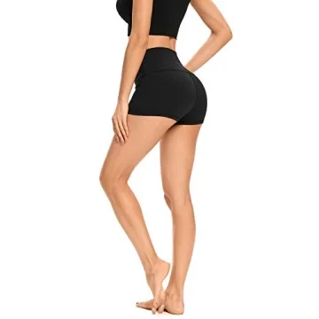 High Waist Yoga Shorts for Women - Tummy Control Compression