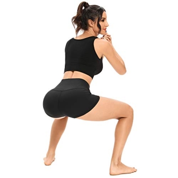 High Waist Yoga Shorts for Women - Tummy Control Compression