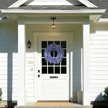 Stunning 26" Lavender Eucalyptus Wreath for Decor