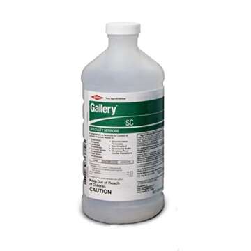 Dow AgroSciences Gallery SC Specialty Herbicide - 1 Quart, Pre Emergent Broadleaf Weed Control, Turf...