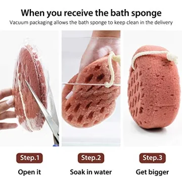 BAIMEI Bath Loofah Sponge for Luxurious Shower Experience