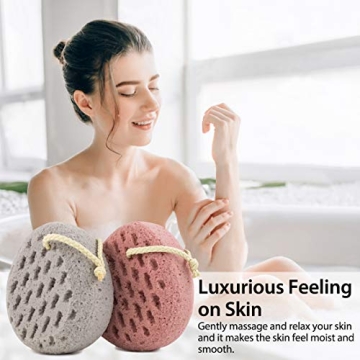 BAIMEI Bath Loofah Sponge for Luxurious Shower Experience