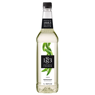 1883 Peppermint Syrup - Refreshing Flavored Syrup for All Beverages and Desserts