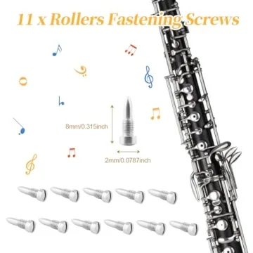 Clarinet Repair Kit Tools，35 Pcs Clarinet Maintenance Repair Replacement Kit,Clarinet Woodwind Musical Instrument Accessory