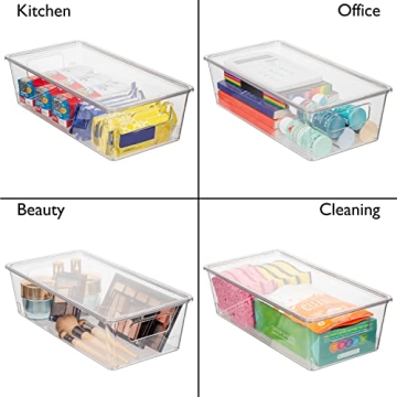 ClearSpace Pantry Organizers with Lids for Easy Storage