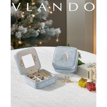 Vlando Travel Jewelry Organizer - Elegant Gift for Women