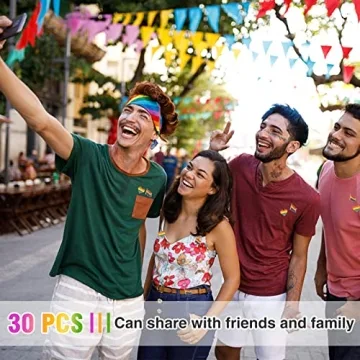 30 Pcs Gay Pride Rainbow Enamel Lapel Pin Set for Everyone