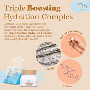 O’o Hawaii Soar Age Delay Moisturizer + Finishing Polish – 1.7oz | Ultra Hydrating, Anti-Aging Face Cream