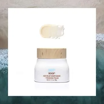 O’o Hawaii Soar Age Delay Moisturizer + Finishing Polish – 1.7oz | Ultra Hydrating, Anti-Aging Face Cream
