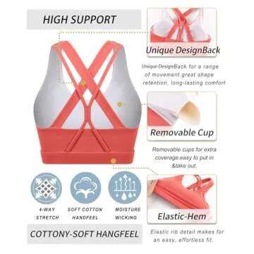 Stylish RUNNING GIRL Sports Bra for Optimal Comfort