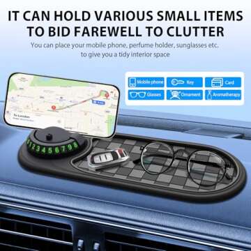 MAIYUE Multifunction Car Anti-Slip Dashboard Organizer