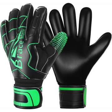 High-Quality Goalie Gloves for Youth & Adult Soccer Players