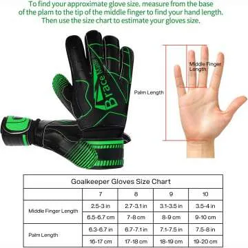 Top Goalie Gloves for Youth & Adults - Sizes 7-11