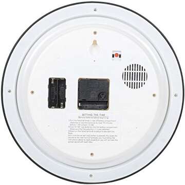 Mark Feldstein Splashing Gamefish Hourly Fishing Sounds Wall/Desk Clock, 8 Inch