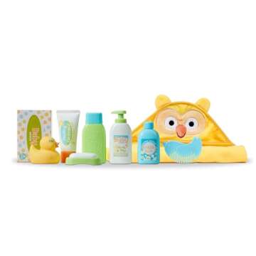 Melissa & Doug Mine to Love Changing & Bathtime Play Set for Dolls – Diapers, Pretend Shampoo,Wipes, Towel, More (19 pcs)