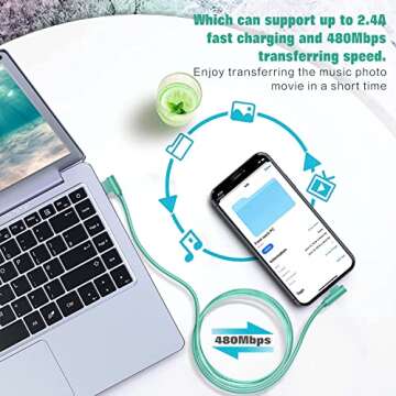 iPhone Charger, Apple MFi Certified 3Pack 6FT Lightning Cable, 90 Degree Fast Charging Cables Cord Compatible for 14/13 mini/13/12/11 Pro MAX/XR/XS/8/7/Plus/6S/SE/iPad