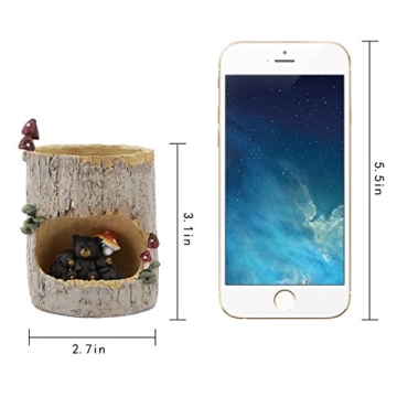 Segreto Creative Mini Bear Planter for Succulents and Decor