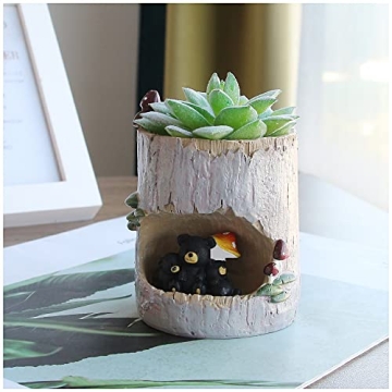 Segreto Creative Mini Bear Planter for Succulents and Decor