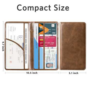 CoBak Car Registration and Insurance Holder - Vehicle Glove Box Car Organizer,Auto Truck Comparment Accessories Case with Magnetic Closure for Driver License,Cards