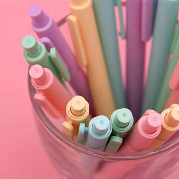 Kaco 20 Color Gel Pens - Vivid, Smooth Writing Experience